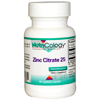 Thumb: Nutricology Zinc Citrate 25 60 Vcaps