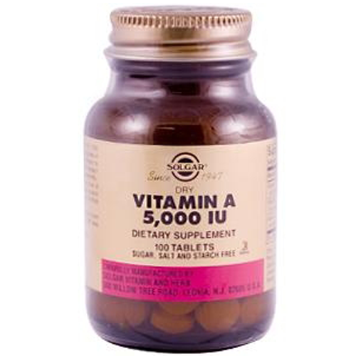 Vitamin A 5000IU 100 Tablets