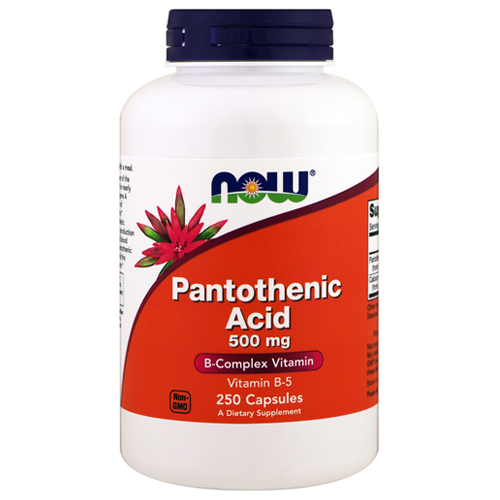 Pantothenic Acid (Vitamin B5) 250 500mg Capsules
