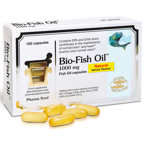 Bio Fish Oil 160 1000mg Capsules by Pharma Nord